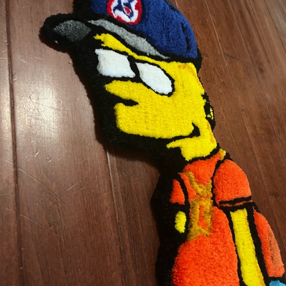 Custom Bart Simpson Rug - Picture 2 of 3